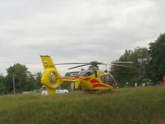 Nieprzytomny mężczyzna w zbiorniku na ścieki 