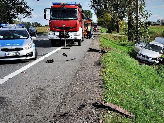 Nietrzeźwy kierowca sprawcą wypadku pod Tczewem.