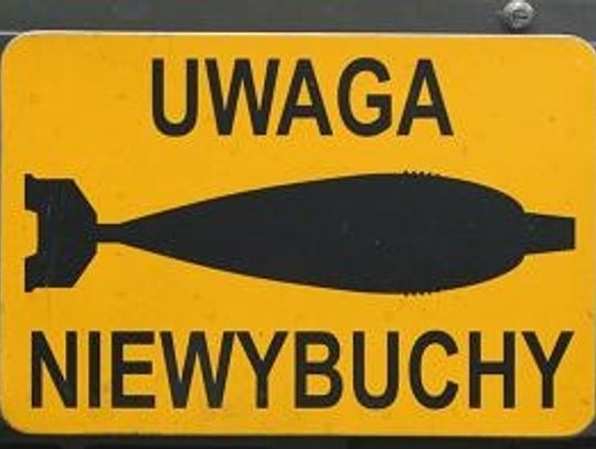 Niewybuch w okolicy salonu samochodowego!