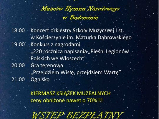 Noc Muzeów 2017 w  Muzeum Hymnu