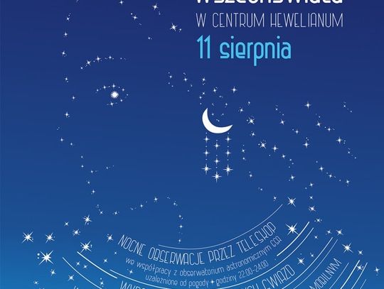 Nocne podglądanie Wszechświata w Centrum Hewelianum