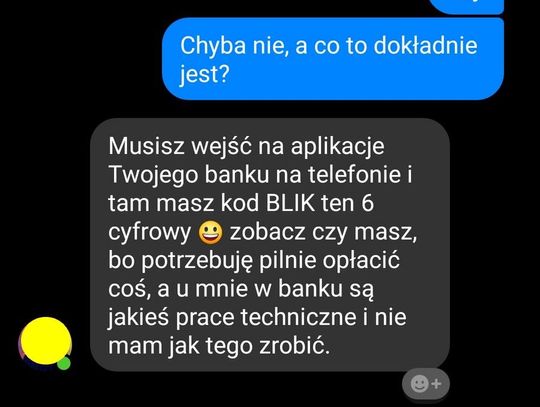 Nowa metoda oszustw „Blik-a”. Policjanci ostrzegają i apelują o ostrożność! 