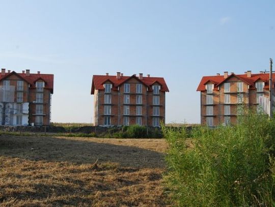 Nowe bloki zmieniają krajobraz Gniewa