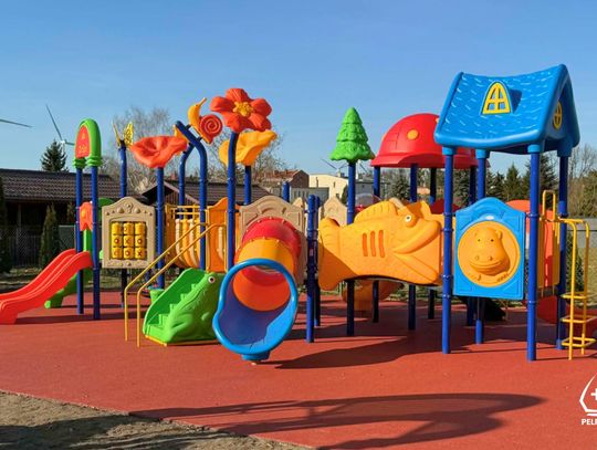 Nowe place zabaw przy żłobkach w gminie Pelplin