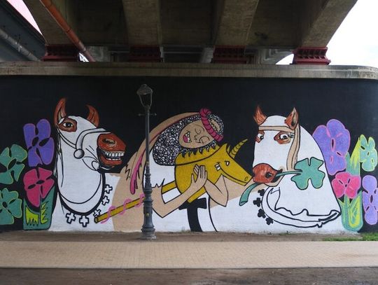 Nowy mural powstał w Malborku w ramach STREET ART FEST