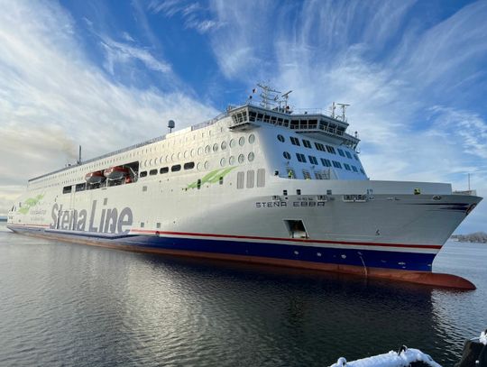 Nowy prom Stena Ebba wypłynie z Gdyni 2 stycznia 2023