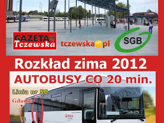 Nowy rozkład jazdy miejskich autobusów. Dostępny w formie książeczki w „Gazecie Tczewskiej”
