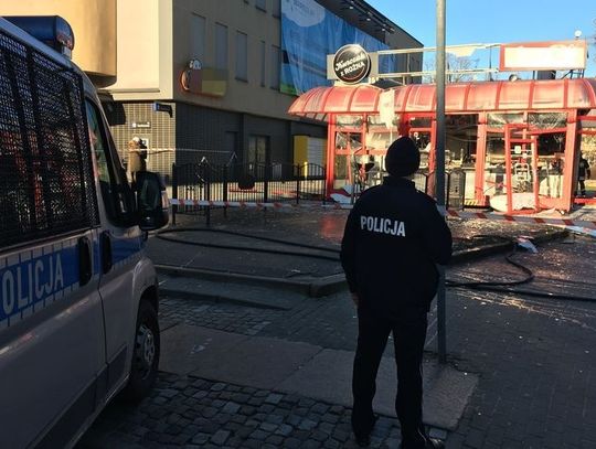 O krok od tragedii. Wybuch gazu w pawilonie gastronomicznym.