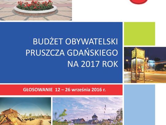 Od dziś głosujemy na propozycje zadań Budżetu Obywatelskiego na rok 2017