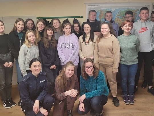 Odpowiedzialność karna nieletnich. Policyjne spotkanie z młodzieżą z Piaseczna