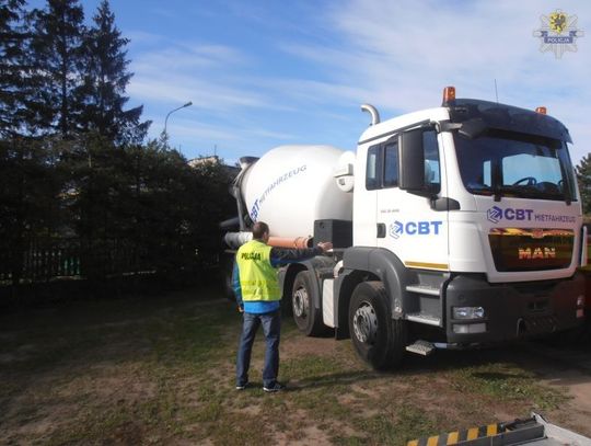 Odzyskano betoniarkę wartą 400 tysięcy złotych