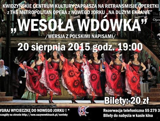 Operetka: Wesoła Wdówka w KCK