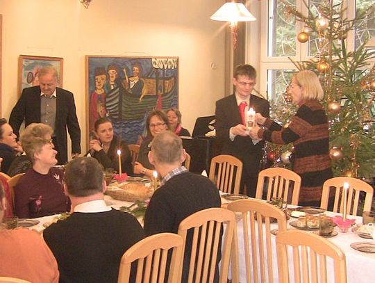 Opłatek, prezenty i razy „pomorską pydą”