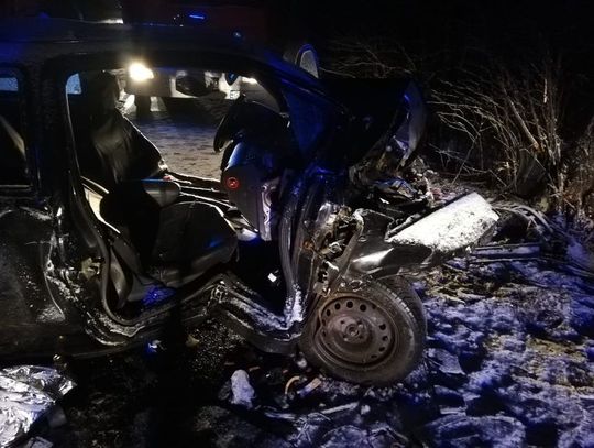 Oplem uderzył w drzewo – był nietrzeźwy, nie posiadał uprawnień do kierowania