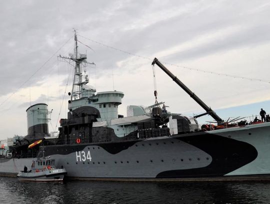 ORP Błyskawica wyjdzie w morze i odda świąteczny salut