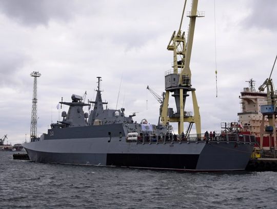 ORP „Ślązak” po pierwszych próbach