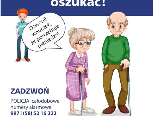 Ostrzeżmy naszych rodziców i dziadków! Oszuści nadal wyłudzają od nich pieniądze metodą „na policjanta”!