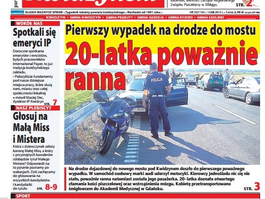 Pamiętaj, że już jest Kurier Kwidzyński
