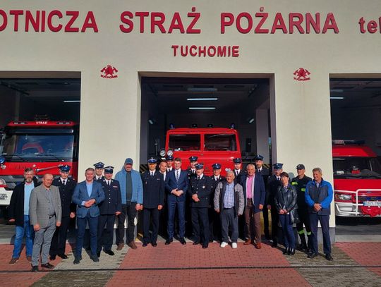Pan Piotr Müller wizytował 16 października OSP w Tuchomiu