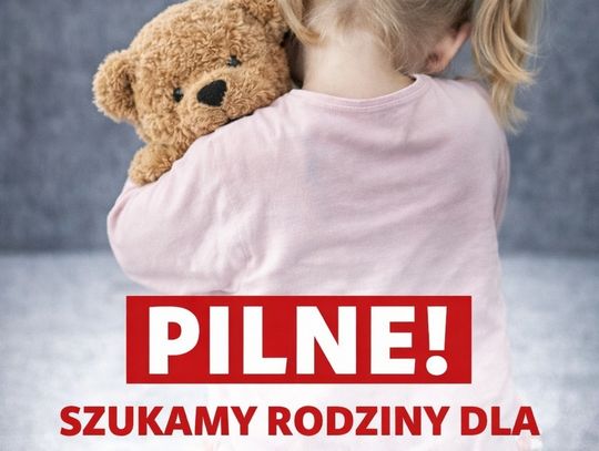 PCPR pilnie poszukuje rodziny dla 5-letniej dziewczynki