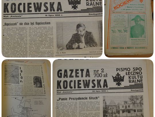 Pierwszy numer Gazety Kociewskiej ukazał się w lipcu 1990 roku! Świętujemy 35-lecie istnienia!