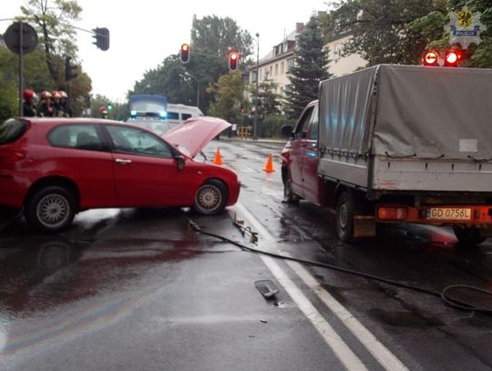 Pijana kobieta spowodowała kolizję
