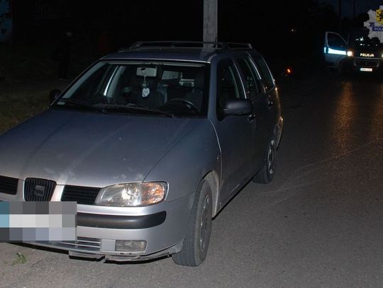 Pijany rowerzysta spowodował wypadek