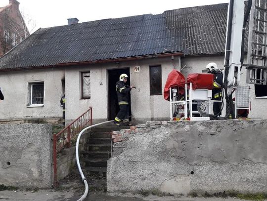PILNE. Ofiara śmiertelna w pożarze, który wybuchł dziś w Gniewie