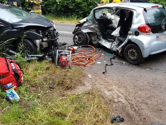 PILNE! Poważny wypadek  przy drodze na Wędkowy