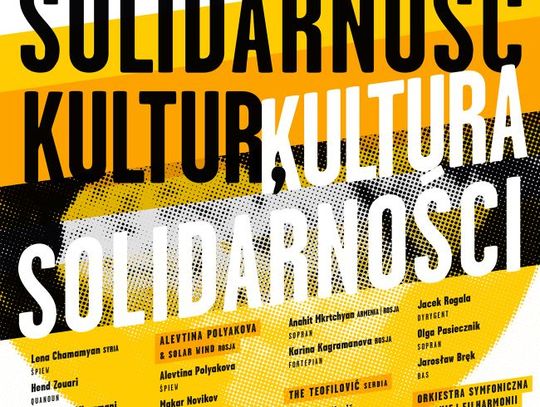 Plejada gwiazd na Solidarity of Arts