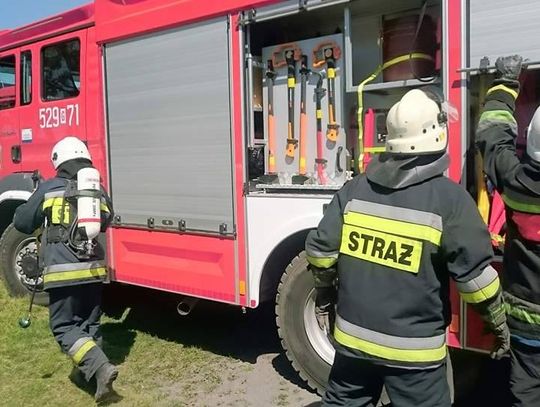 Płonęły hale produkcyjne