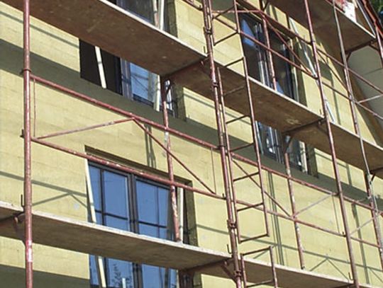 Po rusztowaniu do mieszkania