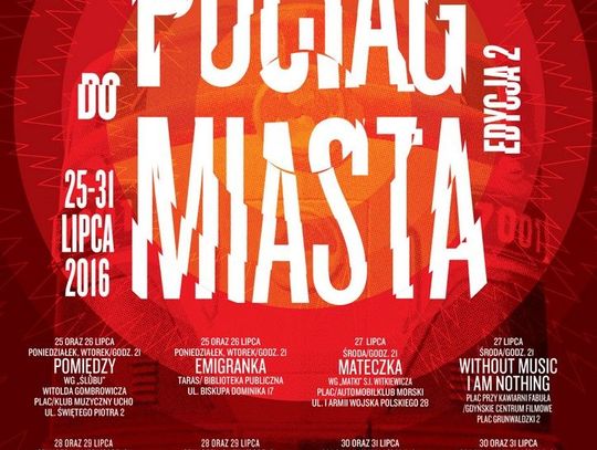 Pociąg do miasta - letni festiwal Teatru Gdynia Główna