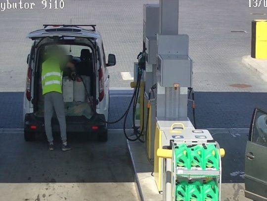 Podejrzany o liczne kradzieże paliwa w rękach policjantów