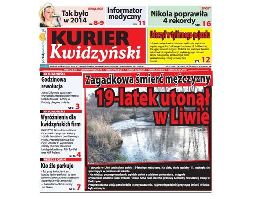 Podsumowanie minionego roku w najbliższym Kurierze