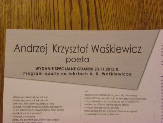 Poezja Waśkiewicza - co zostało na papierze i w ludziach