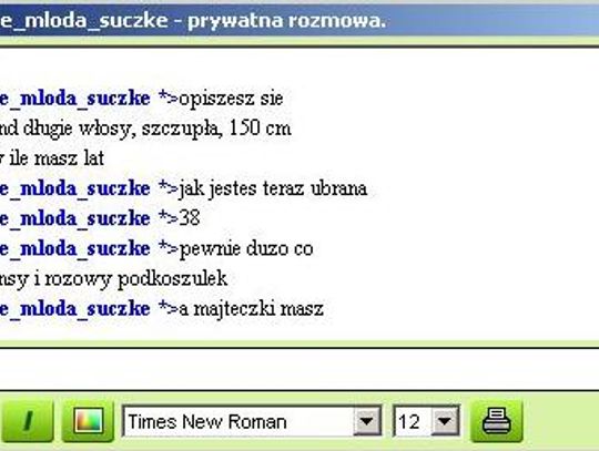 „Pokazałabyś się  za kartę i stringusie?”