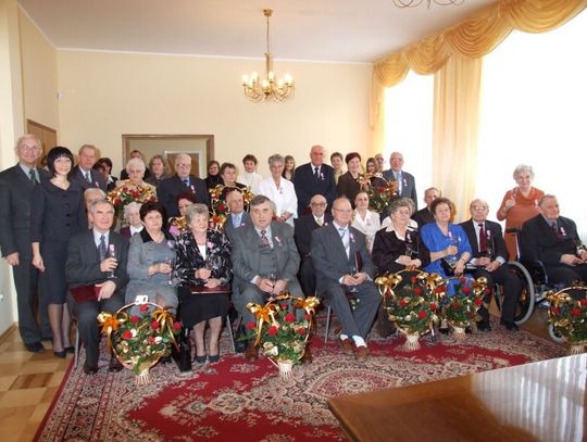 Pół wieku razem przez życie - weselni jubilaci w Urzędzie Stanu Cywilnego