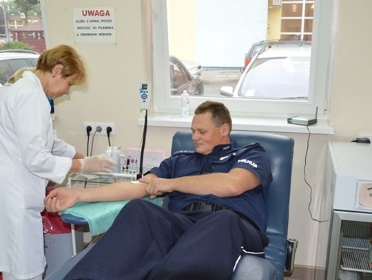 Polała się policyjna krew...