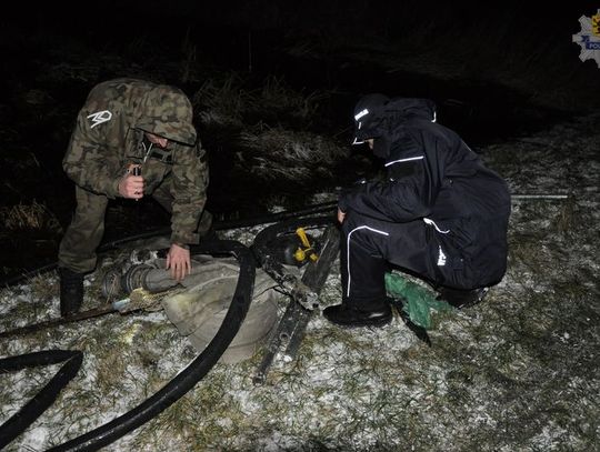 Poławianie bursztynu na teren rezerwatu