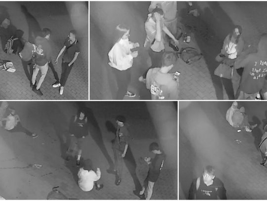 Policja poszukuje wandali, którzy zniszczyli elewację hali sportowej