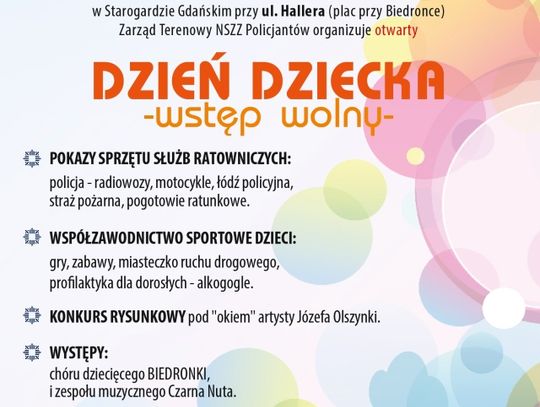 Policjanci dla dzieci - Otwarty Dzień Dziecka 