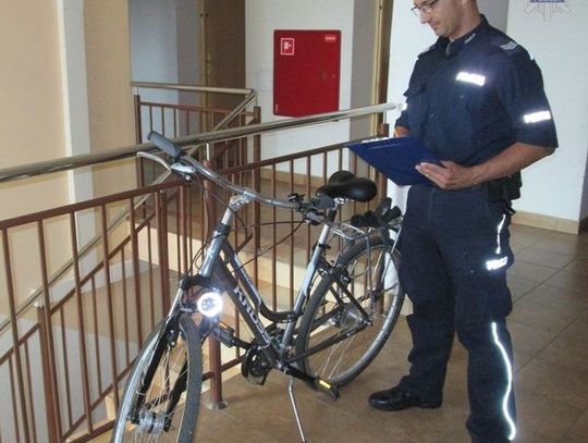 Policjanci odzyskali skradziony rower