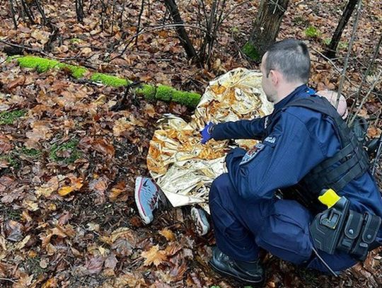 Policjanci z patrolówki znaleźli się w odpowiednim miejscu i czasie