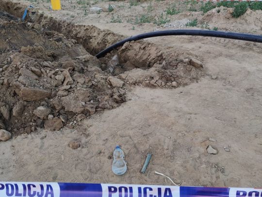 Policjanci zabezpieczyli pocisk z okresu II wojny światowej Policjanci zabezpieczyli pocisk z okresu II wojny światowej