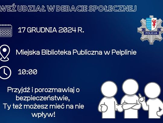 Policjanci zapraszają na debatę