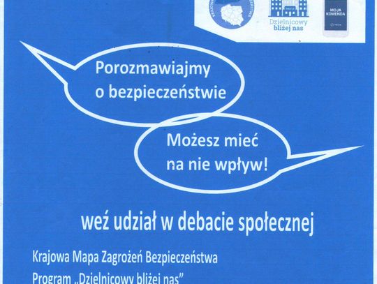 Policjanci zapraszają na debatę społeczną w Kaliskach