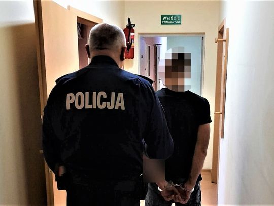 Policjanci zatrzymali sprawcę wandalizmu na domu jednorodzinnym
