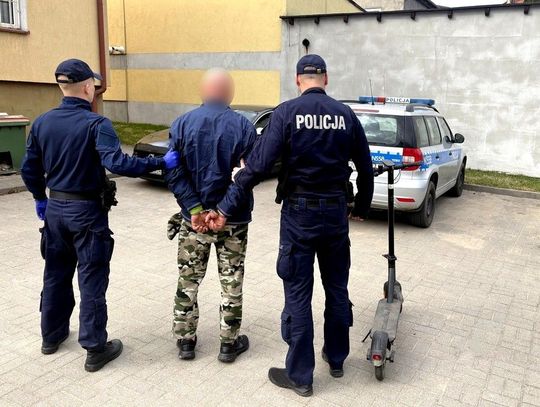 Policjanci zatrzymali złodzieja i odzyskali ukradzioną hulajnogę