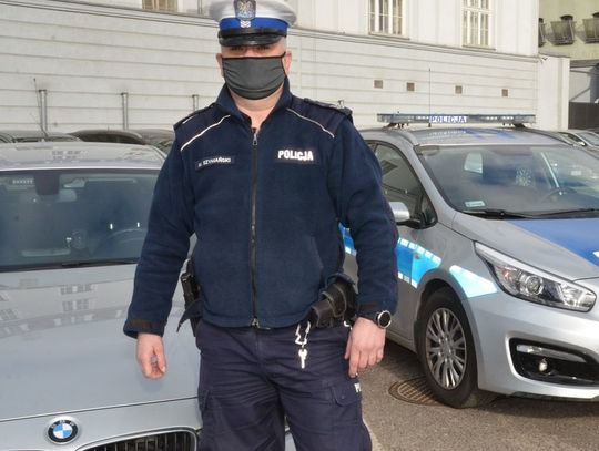 Policjant pomógł zagubionemu danielowi